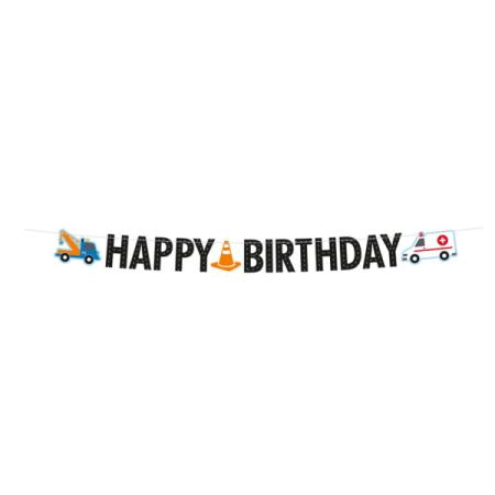 On the road Happy Birthday Girlande (€2,15/M)